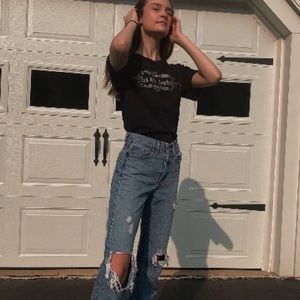 Standard-Neck “Kiss My Asphalt” T-Shirt